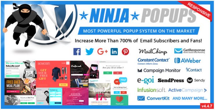 Ninja Pop Up WordPress